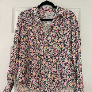 Frank and Eileen Floral Linen Top